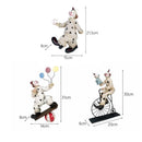 GobekUsa Circus Clown Joker Figurine: Cheerful Buffoon Doll for Home Office Decor