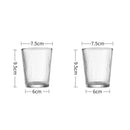 GobekUsa Glass Cold Water Kettle Set: Transparent Stripe Design, Stainless Steel Lid, 1.6L Capacity