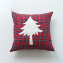 GobekUsa Christmas Plaid Print Pillow Case Set - Festive Holiday Home Decor