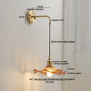 GobekUsa Gray Glass LED Wall Sconce Lamp for Home Decor, Bedroom, Living Room - Nordic Design
