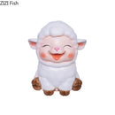 GobekUsa Little Lamb Child Savings Jar Piggy Bank Aesthetic Desk Ornament Sculpture