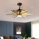 GobekUsa Kids Bedroom Ceiling Fan with Remote Control and LED Light