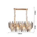 GobekUsa Gold Crystal LED Chandelier Lighting for Dinning Table