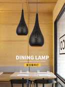 GobekUsa Iron Hollow Droplight for Dining Room, Bar, Kitchen, and Clothing Store