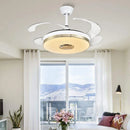 GobekUsa Luminous Light Ceiling Fan with Bluetooth Speaker Remote Control