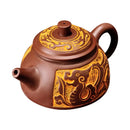 GobekUsa Antique Bronze Teapot Set Mine Purple Mud Yixing 300ml&550ml Tea Pot
