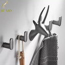 GobekUsa Brass Gray Deer Hook: Creative Wall Hanging Coat Hook