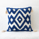 GobekUsa Bohemian Tufted Tassel Pillow Case - Geometric Nordic Style Sofa Cushion