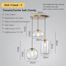 GobekUsa Industrial Loft Glass Pendant Light for Kitchen Restaurant Decor