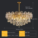 GobekUsa Lotus Crystal Chandelier: Modern Luxury Lighting for Home, Restaurant, Hotel