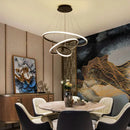 GobekUsa Circles Chandelier Pendant Lamp 3 Rings Ceiling Light