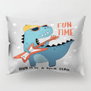GobekUsa Cartoon Dinosaur Pillowcase for Home Decor and Kids Bedroom