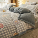 GobekUsa Dual-Layer Winter Velvet Duvet Cover - Soft & Warm Double-Sided Quilt Blanket