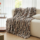 GobekUsa Knitted Jacquard Blanket Throw 130x160cm 1400g
