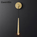 GobekUsa Crystal Water Drop Wall Sconce for Bathroom & Bedroom, Gold LED Mirror Light
