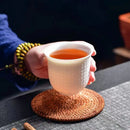 GobekUsa Bone China Tea Cup Set | Cute Goat Fat Jade Ceramic Teacups & Mugs