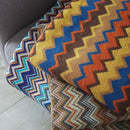 GobekUsa Knitted Striped Sofa Blanket