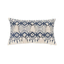 GobekUsa Ethnic Geometric Printed Tufted Tassels Cushion Cover for Sofa Living Room