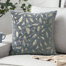 GobekUsa Golden Fur Cushion Cover White 43x43 - Luxury Home Decor Pillow Case