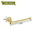 GobekUsa Brushed Gold Bathroom Accessories Set
