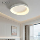 GobekUsa LED Round Ceiling Lamp with Remote Control Dimming for Modern Indoor Lighting