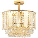GobekUsa Crystal Chandelier Light for Elegant Home Decor