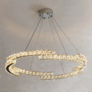 GobekUsa Crystal LED Pendant Lights Chrome Steel Modern Luxury Fixtures