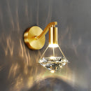 GobekUsa Crystal Diamond Wall Lamp: Modern Nordic Luxury Lighting for Bedroom & Living Room