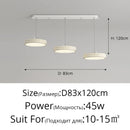 GobekUsa Circular Dimmable Pendant Light Modern Chandelier for Dining Room, Kitchen Island