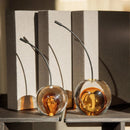GobekUsa Crystal Cherry Sculpture - Clear Cherry Decorative Figurine