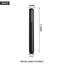 GobekUsa Brass Handheld Shower Head in Brushed Golden Finish
