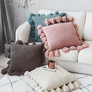 GobekUsa Knit Cushion Cover 45*45cm Soft Solid Pillow Case for Sofa Bed Nursery