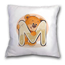 GobekUsa Cute Cartoon Bear Animal Pillow Case Cushion Cover for Sofa, Children Room Decor