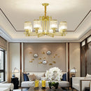 GobekUsa Crystal Chandelier: Elegant Chinese Style Lighting for Living Room, Bedroom, and Study