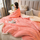 GobekUsa Cozy Dual Use Flannel Duvet Cover - Autumn Winter Warmth Blanket Quilt