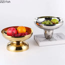GobekUsa High-Legged Fruit Bowl Tray for Living Room Coffee Table & Snacks