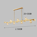 GobekUsa Crystal Chandelier: Elegant Ceiling Light for Living & Dining Room, Luxury Pendant Lamp