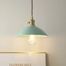GobekUsa Ceramic Knob Switch LED Pendant Light, Nordic Modern Hang Lamp