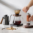 GobekUsa Hand Punch Coffee Pot Gooseneck Spout Kettle Long Mouth Maker