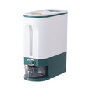 GobekUsa Large Capacity Rice Dispenser Kitchen Grain Container Moisture Proof Cereal Storage Box