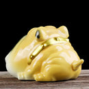 GobekUsa Bulldog Sunglasses Ceramic Ashtray - Smoking Accessories, Weed Ash Tray, Home Decor Gift