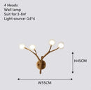 GobekUsa Glass Bubble Resin Pendant Light Chandelier LED Lamps for Home Decoration