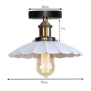 GobekUsa Industrial Flush Mount Light for Home Decor in Bedroom, Kitchen, Living Room