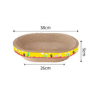GobekUsa Cat Scratch Lounge Bed & Training Toy - Cat Scratcher Board for Sharpening Nails