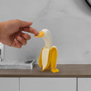 GobekUsa Abstract Banana Duck Sculpture Decorative Figurine for Home Decoration