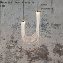 GobekUsa LED Acrylic Pendant Light for Bedroom and Dining Room