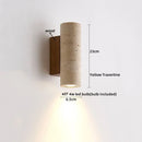 GobekUsa LED Wall Light Fixture Bedroom Balcony Hallway Waterproof Square Terrazzo Bedside Lamp