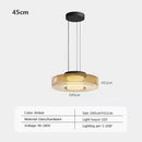 Nordic Glass Pendant Light in Green or Gray