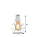 GobekUsa Industrial Metal Ball Pendant Light for Bedroom Kitchen Island