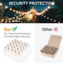 GobekUsa 25PCS G40 LED String Lights Bulb E12 Screw Warm White 2200K Amber Glass